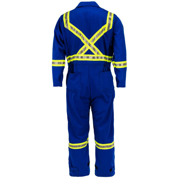 Picture of 1310C1 Deluxe Coverall - 9 oz UltraSoft®, Unlined w 3M Scotchlite®