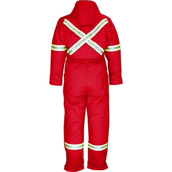 Picture of 1355MR Deluxe Worksuit - 9 oz UltraSoft®, Quilt Lined with Detachable Hood & 3M Scotchlite®