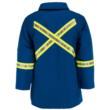 Picture of 8329MFWR Parka - 6 oz Nomex® IIIA, Quilt Lined w FR Wind Barrier & Reflective Trim