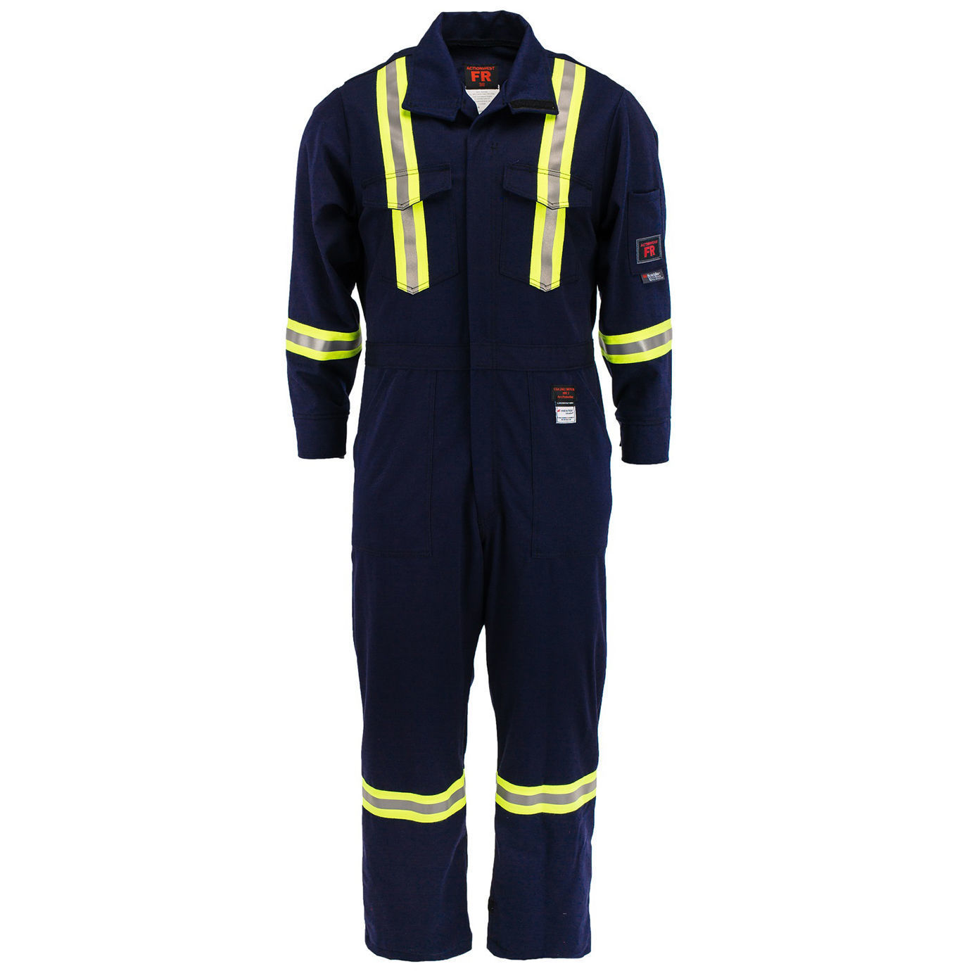 ActionWear. 1310R Deluxe Coverall - 9 oz UltraSoft®, Unlined w 3M ...