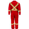 Picture of 1310C1-7 Deluxe Coverall - 7 oz UltraSoft®, Unlined with CSA Reflective Trim