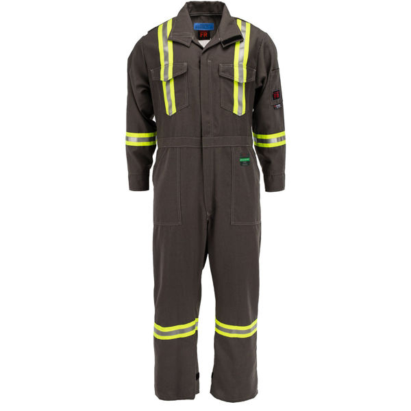 Picture of 6310R-6 Deluxe Coverall - 6.5 oz Westex DH, Unlined w 3M Scotchlite®