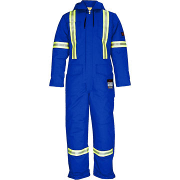Picture of 1355MR Deluxe Worksuit - 9 oz UltraSoft®, Quilt Lined with Detachable Hood & Reflective Trim