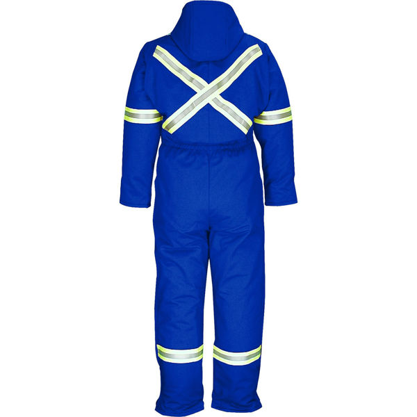 Picture of 1355MR Deluxe Worksuit - 9 oz UltraSoft®, Quilt Lined with Detachable Hood & 3M Scotchlite®