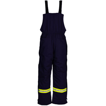 Picture of 1330CGMR Bib Pant - 9 oz UltraSoft®, Quilt Lined w 3M Scotchlite®