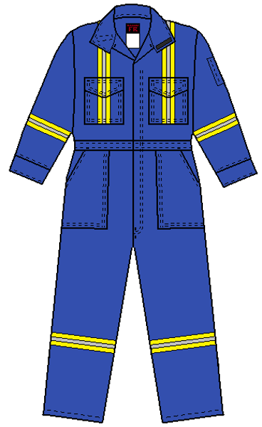 Picture of 9310R - Coverall - 6.4 oz Dual Linc®, Unlined with WCB Trim