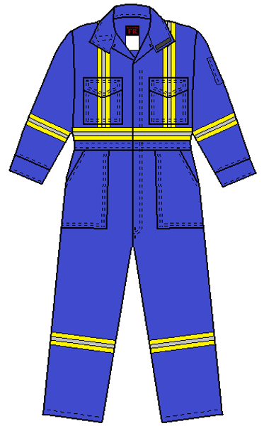 Picture of 9310C1 - Coverall - 6.4 oz Dual Linc®, Unlined with CSA Trim