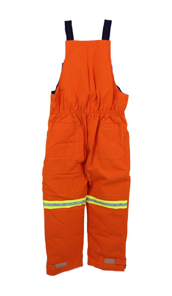 Picture of 83ABDWN - Bib Pant - Arctic - 6 oz Coated Nomex® IIIA, Down Lined with WCB Scotchlite