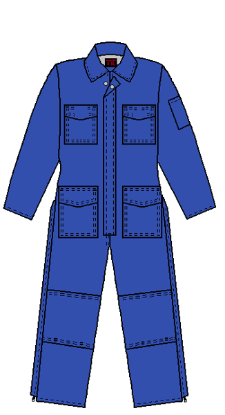 Picture of 8355MW - Worksuit - 6 oz Nomex® IIIA, Quilt Lined with Nylon Wind Barrier & Detachable Hood