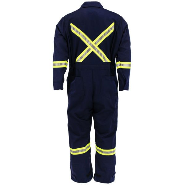 Picture of 1410R - Coverall - 9 oz 100% FR Cotton, Unlined with RAP Scotchlite