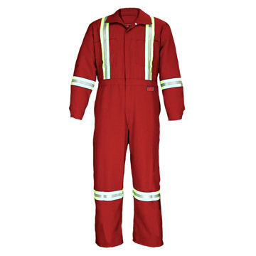Picture of 8307R - Coverall - 6 oz Nomex® IIIA, Unlined Utility with WCB Scotchlite