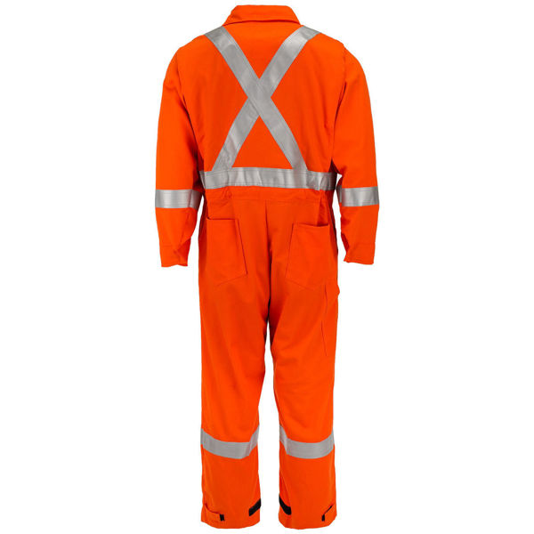 Picture of 6310C3-6 Deluxe Coverall - 6.5 oz Westex DH, Unlined w 3M Scotchlite®