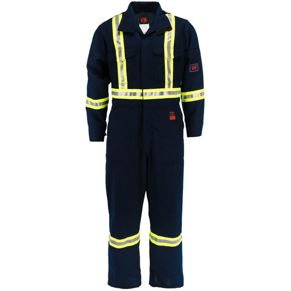 Picture of 8310C1 Deluxe Coverall - 6 oz Nomex® IIIA, Unlined w 3M Scotchlite®
