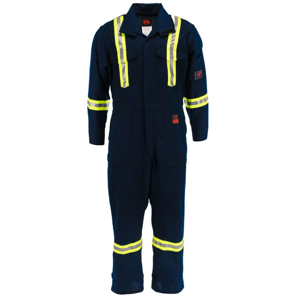 Picture of 8310R Deluxe Coverall - 6 oz Nomex® IIIA, Unlined w 3M Scotchlite®