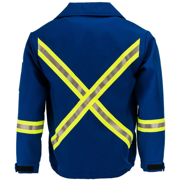 Picture of 8343SR Mid Length Jacket - 6 oz Nomex® IIIA, Summer Lined w 3M Scotchlite®