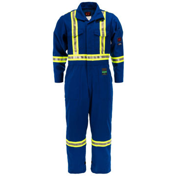 Picture of 6310C1-6 Deluxe Coverall - 6.5 oz Westex DH, Unlined w 3M Scotchlite®