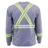 Picture of 74K06CS1 Long Sleeve T-Shirt - 6.95oz PyroSafe Knit, w Segmented 3M Scotchlite®