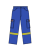 Picture of 6360R Cargo Pant - 6.5oz Westex® DH, with Elastic Waist Band & Scotchlite
