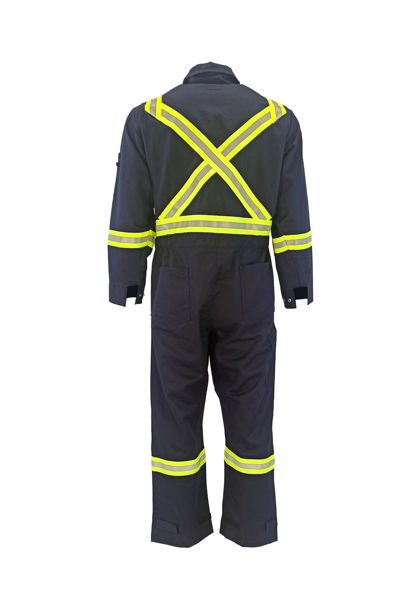 Picture of 1310C1-7-C - Deluxe Coverall - 7 oz FR Arc Tex®, Unlined with Reflective Trim