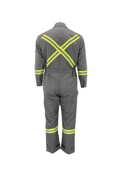 Picture of 1310R-C - Deluxe Coverall - 9 oz FR Arc Tex®, Unlined with Reflective Trim