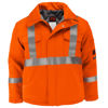 Picture of 1343MC2 Mid Length Jacket  - 9 oz UltraSoft®, Quilt Lined w Reflective Trim